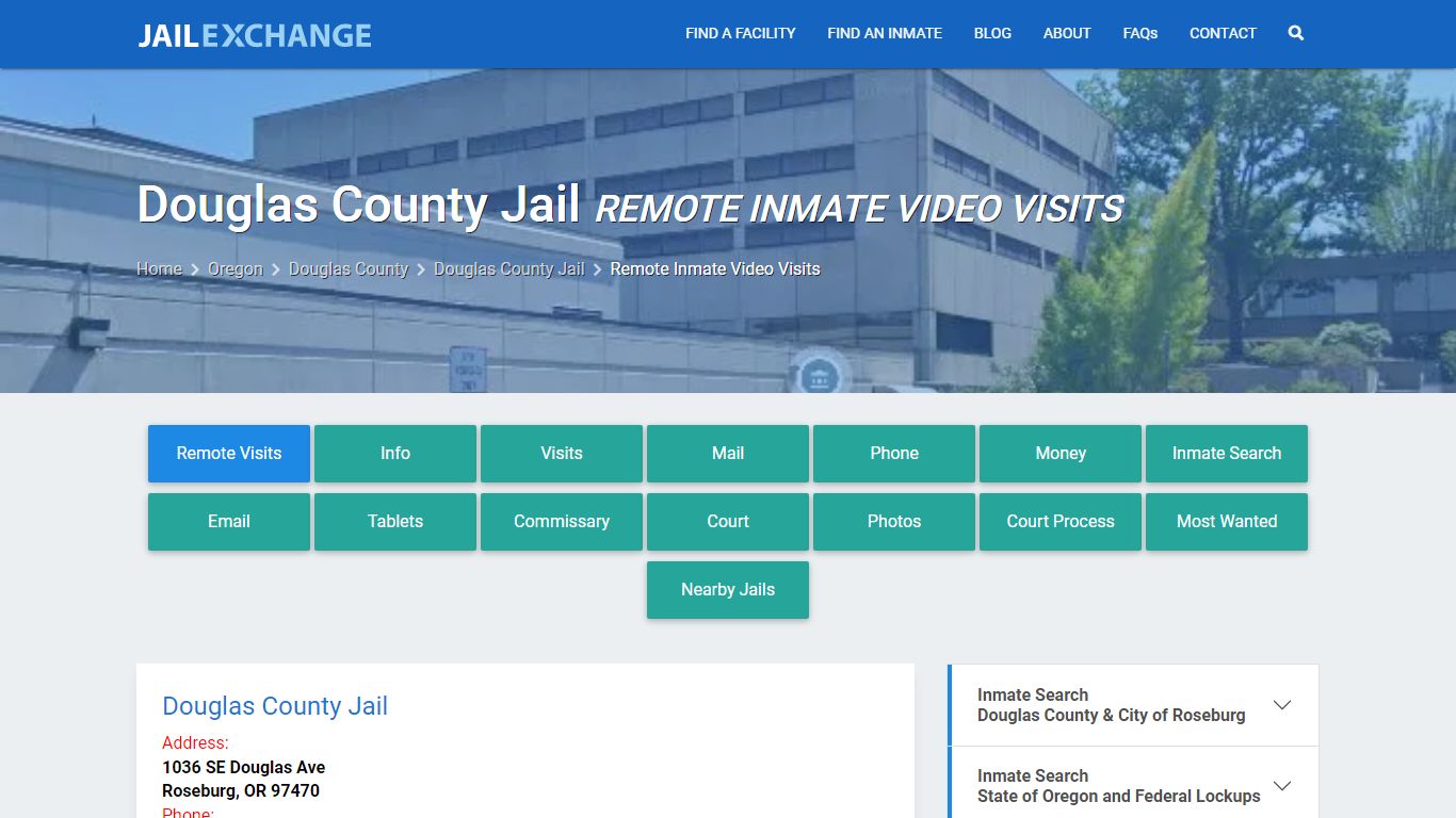 Video Visitation - Douglas County Jail, OR - Jail Exchange